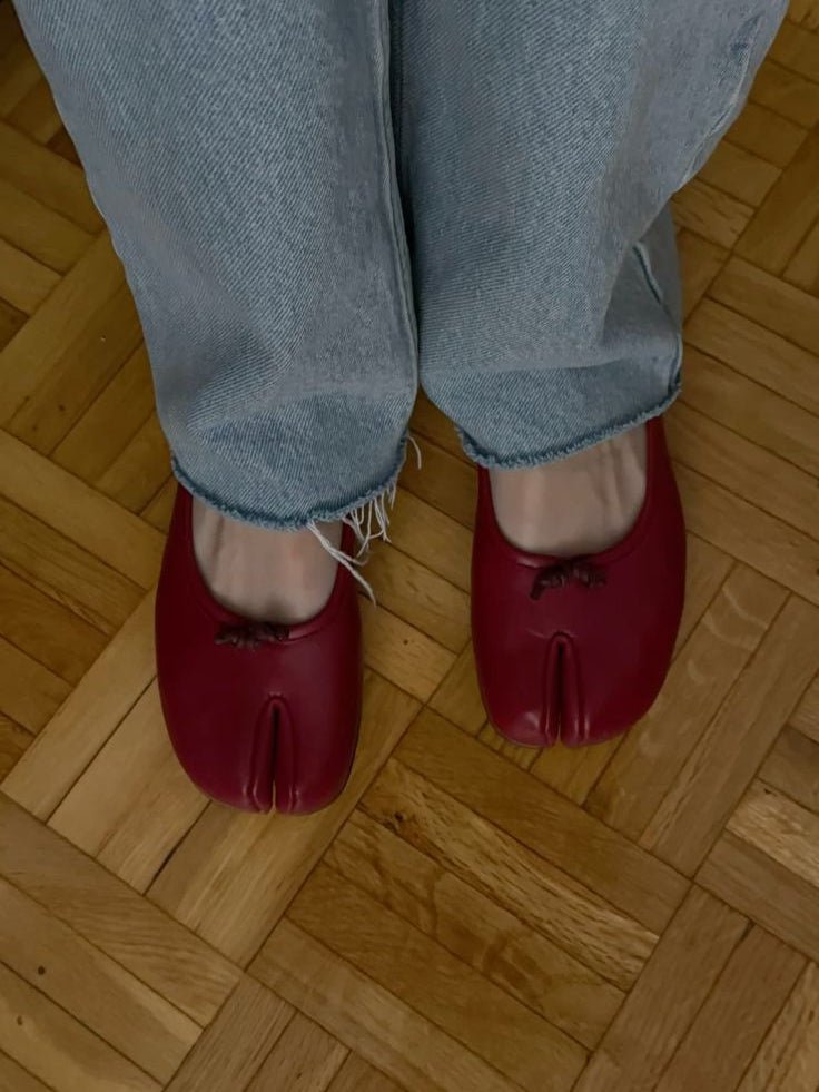 Ballerines à bout fendu Elizabeth