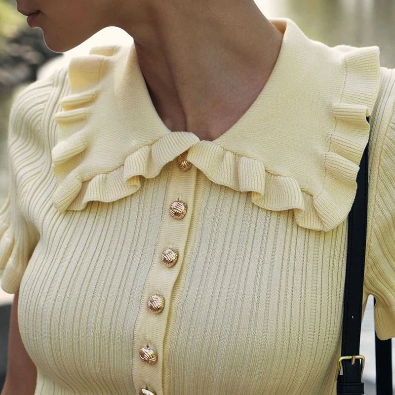Mini-robe Ellie légère comme une plume à volants