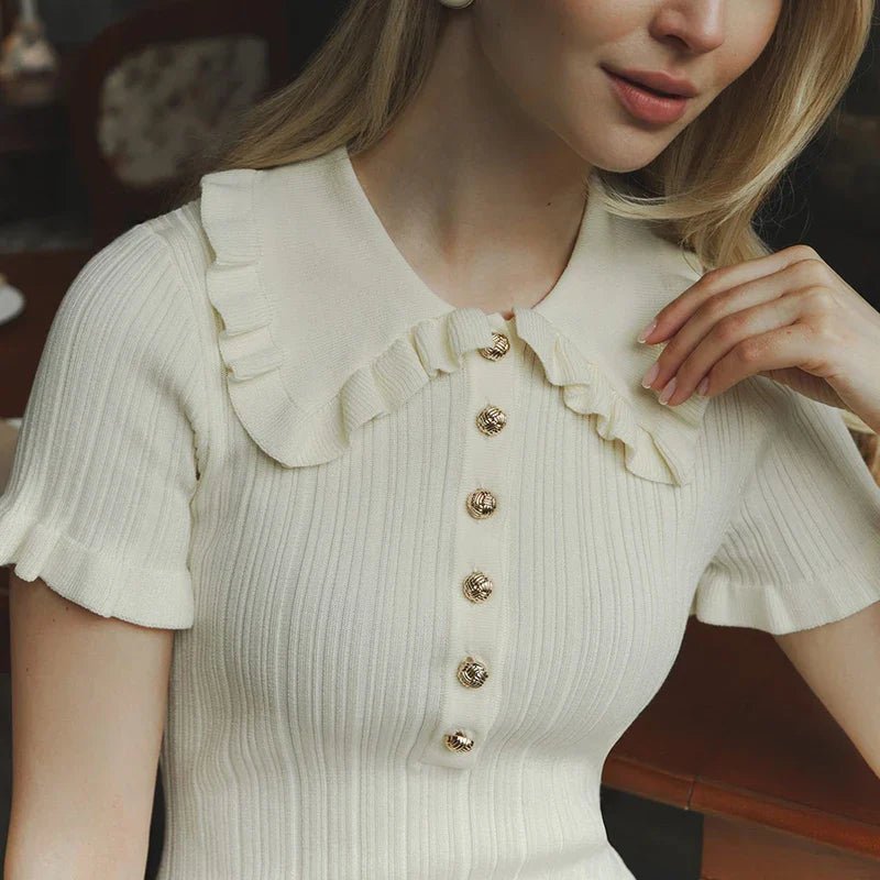 Mini-robe Ellie légère comme une plume à volants