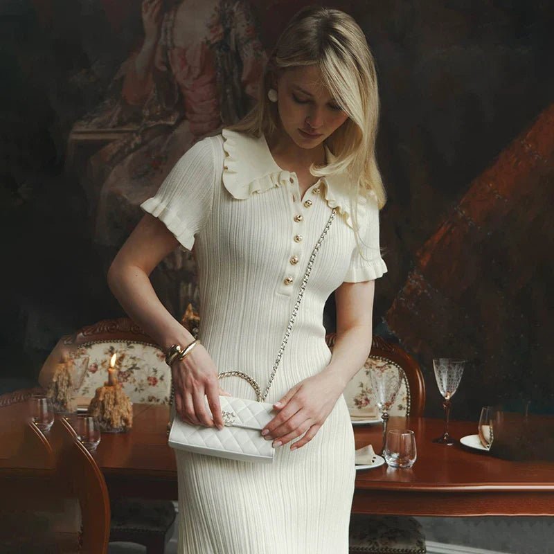 Mini-robe Ellie légère comme une plume à volants