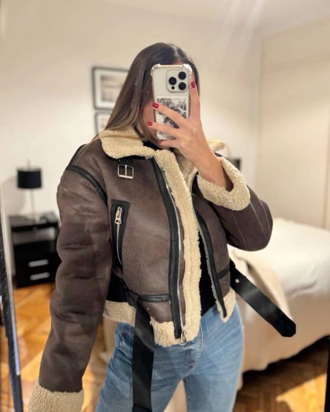 Veste Elora en similicuir