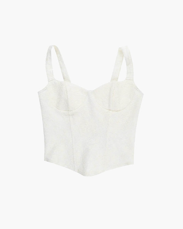 Haut bustier en dentelle Emelia