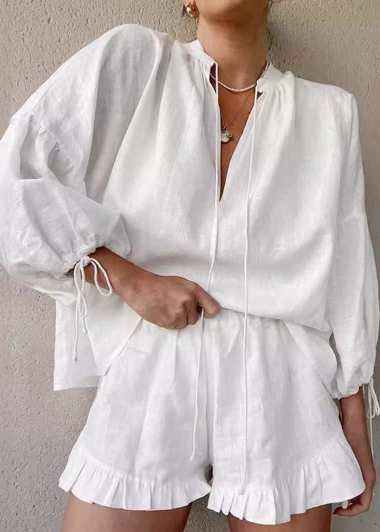 Ensemble détente Emilia en coton