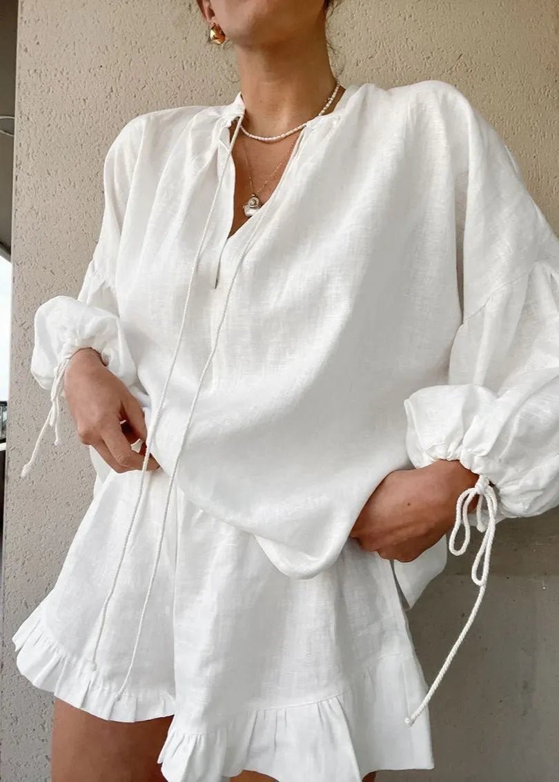 Ensemble détente Emilia en coton