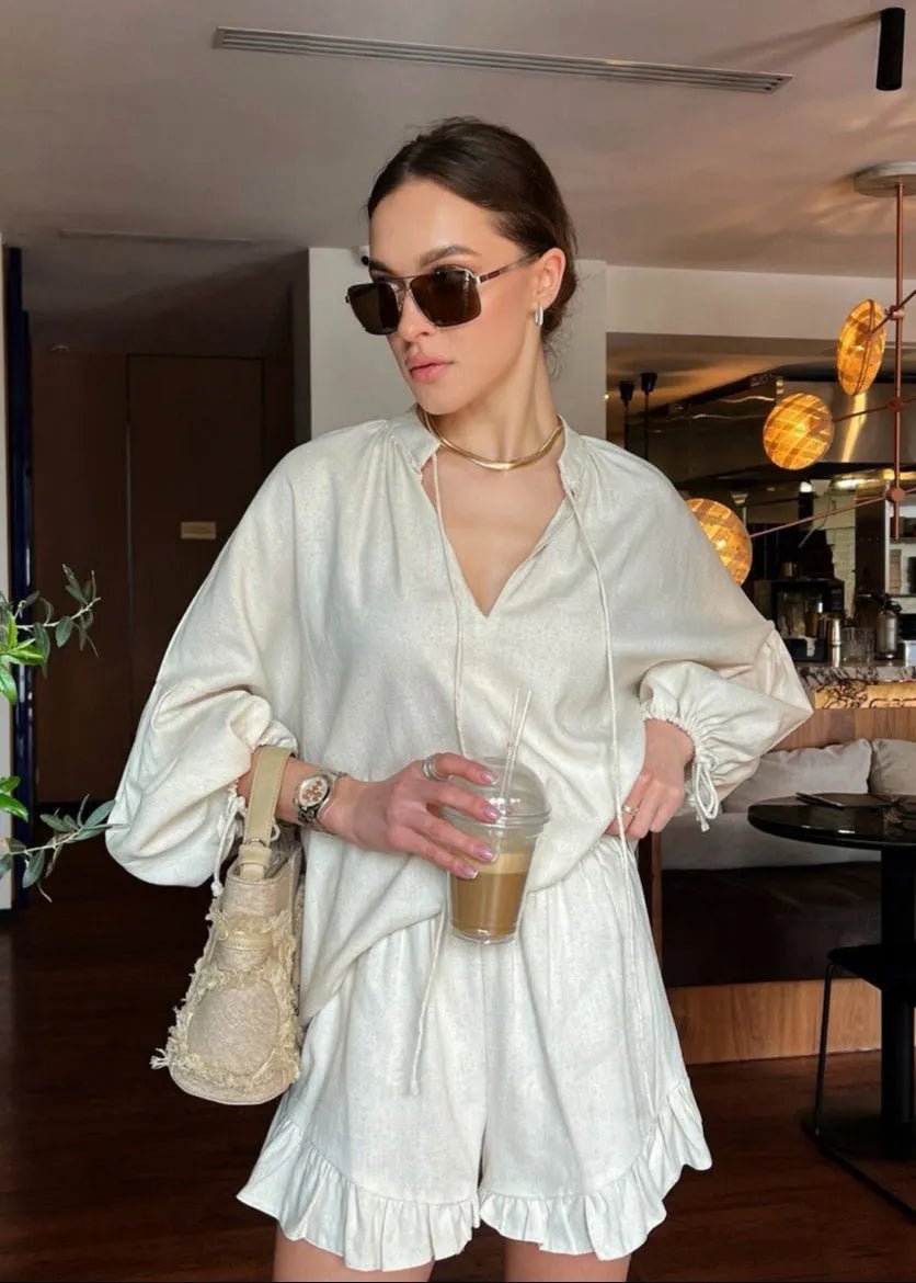 Ensemble détente Emilia en coton