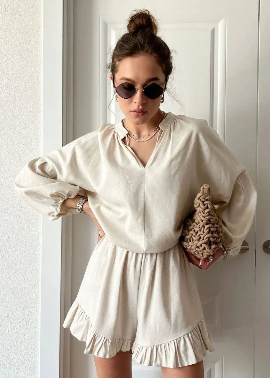 Ensemble détente Emilia en coton