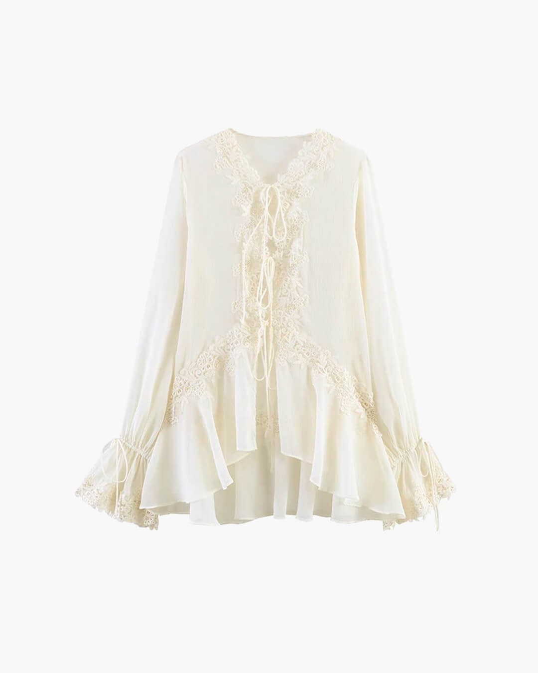 Top cardigan en dentelle Emily