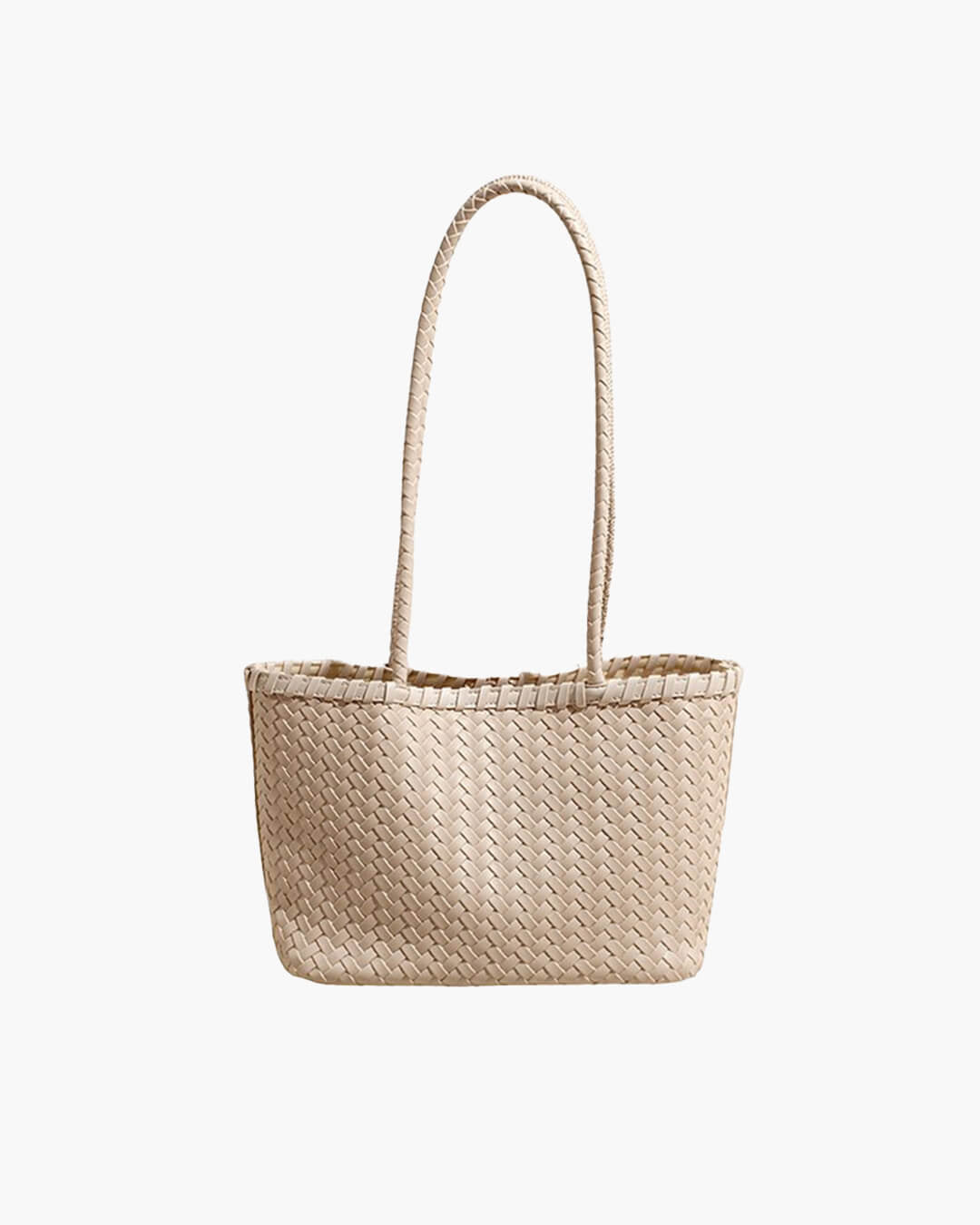 Emma Straw Woven Tote Bag
