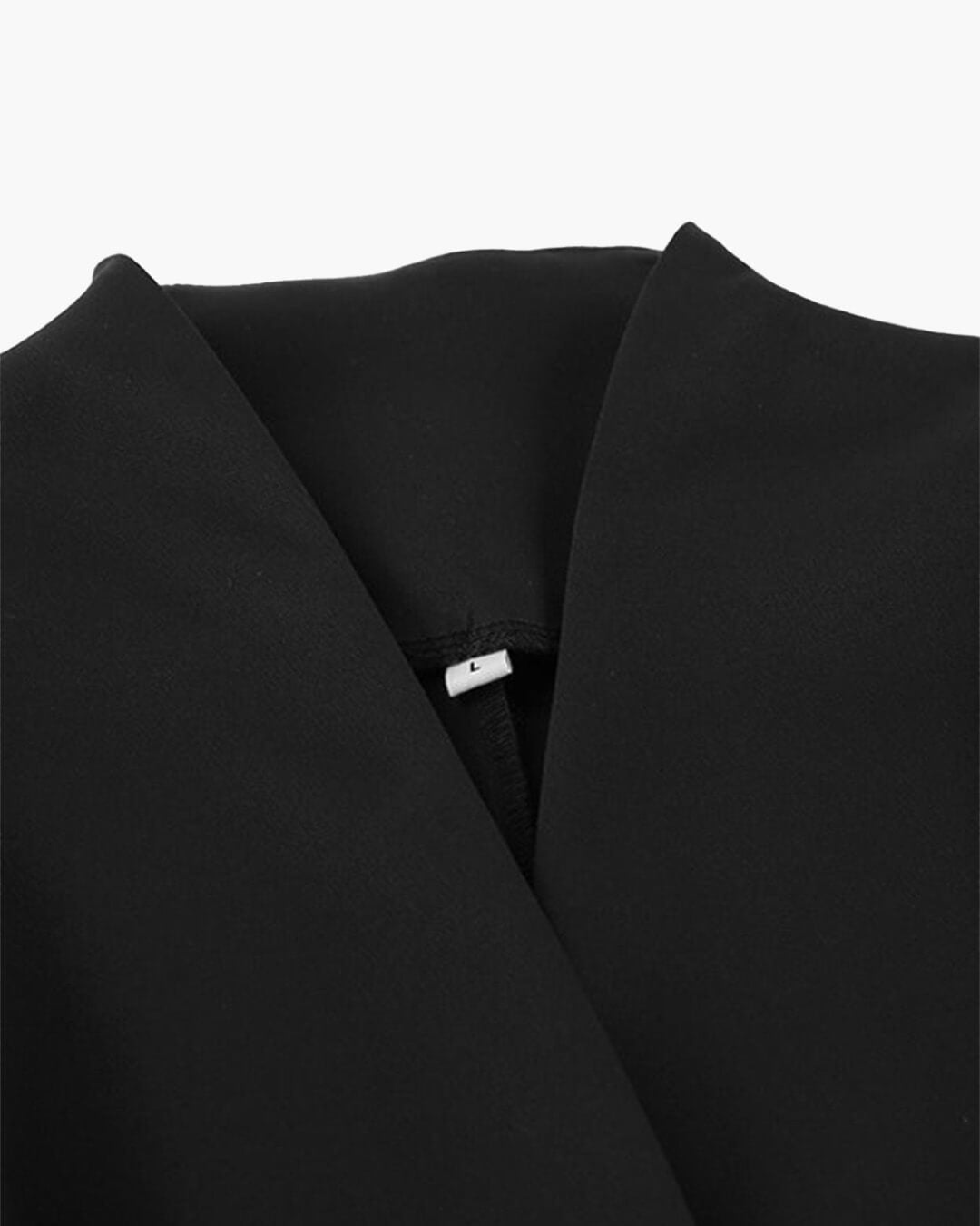 Blazer à encolure en V et taille froncée Empress