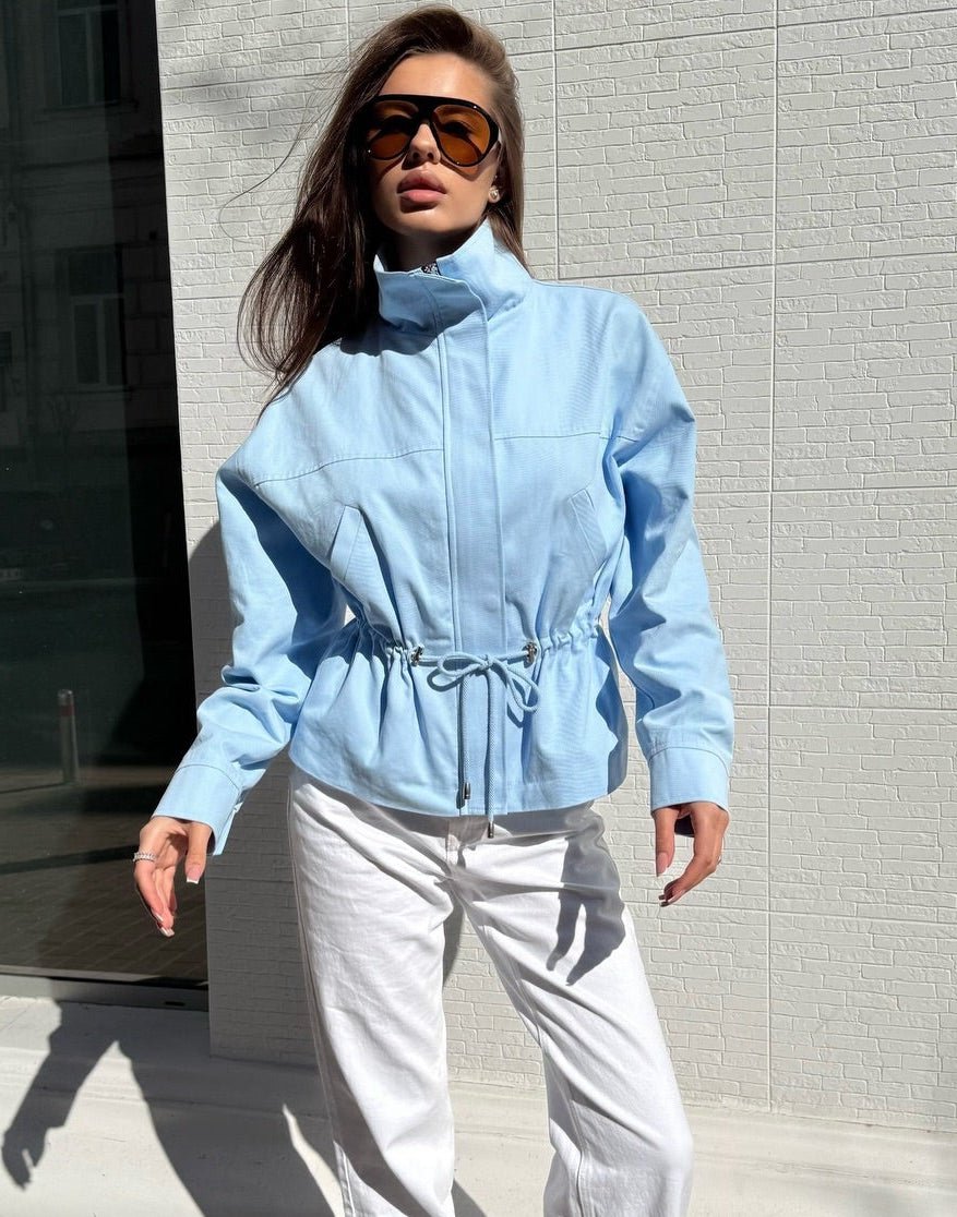 Veste Esther à col montant