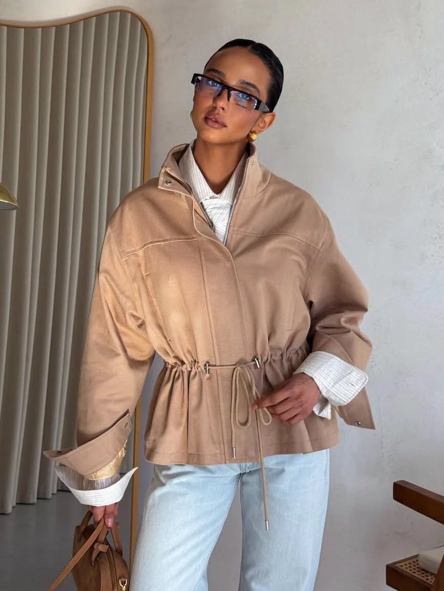 Veste Esther à col montant