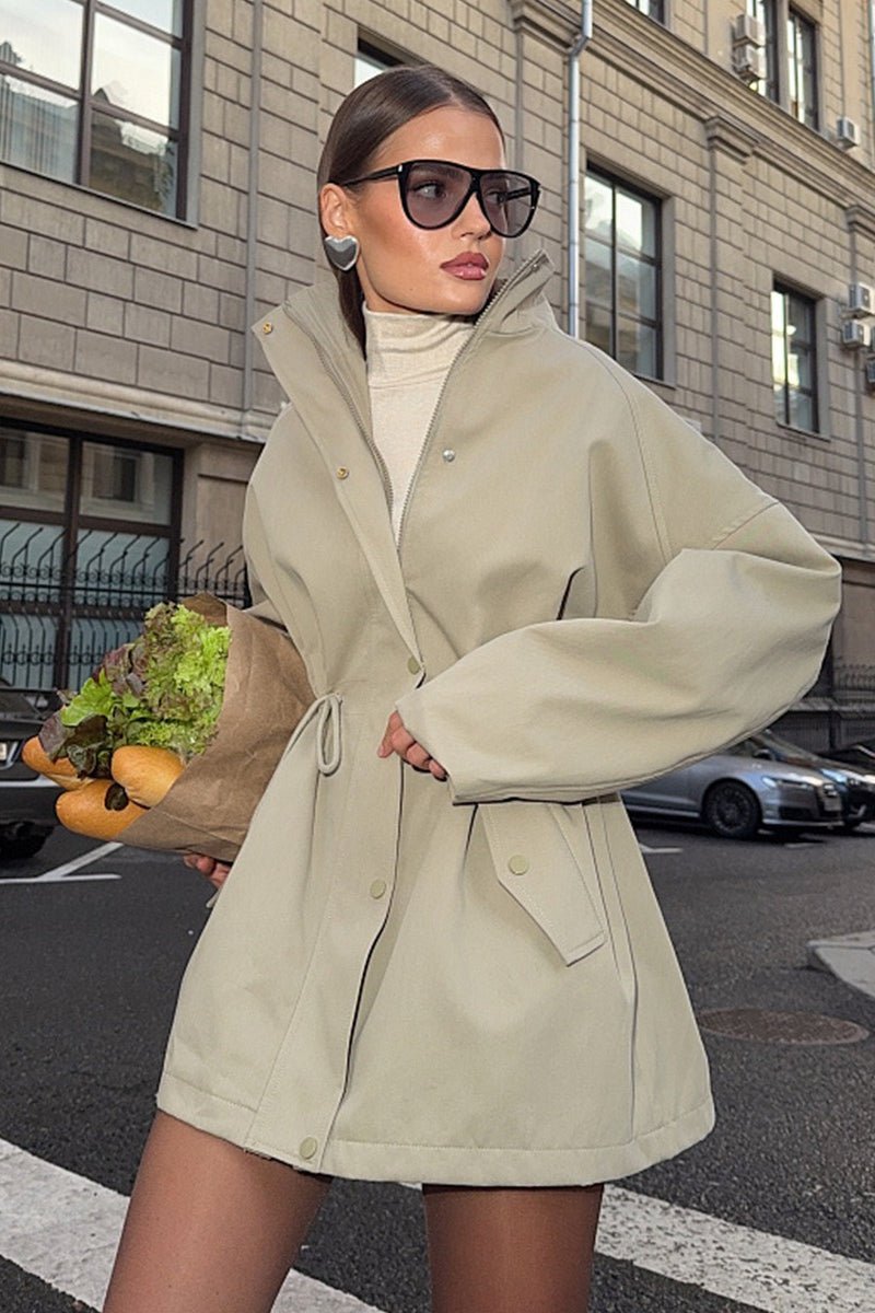 Trench-coat à cordon de serrage Eva