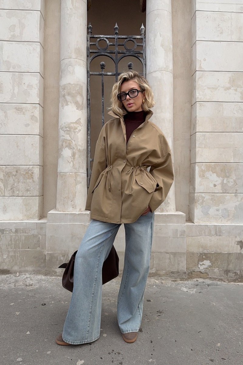 Trench-coat à cordon de serrage Eva
