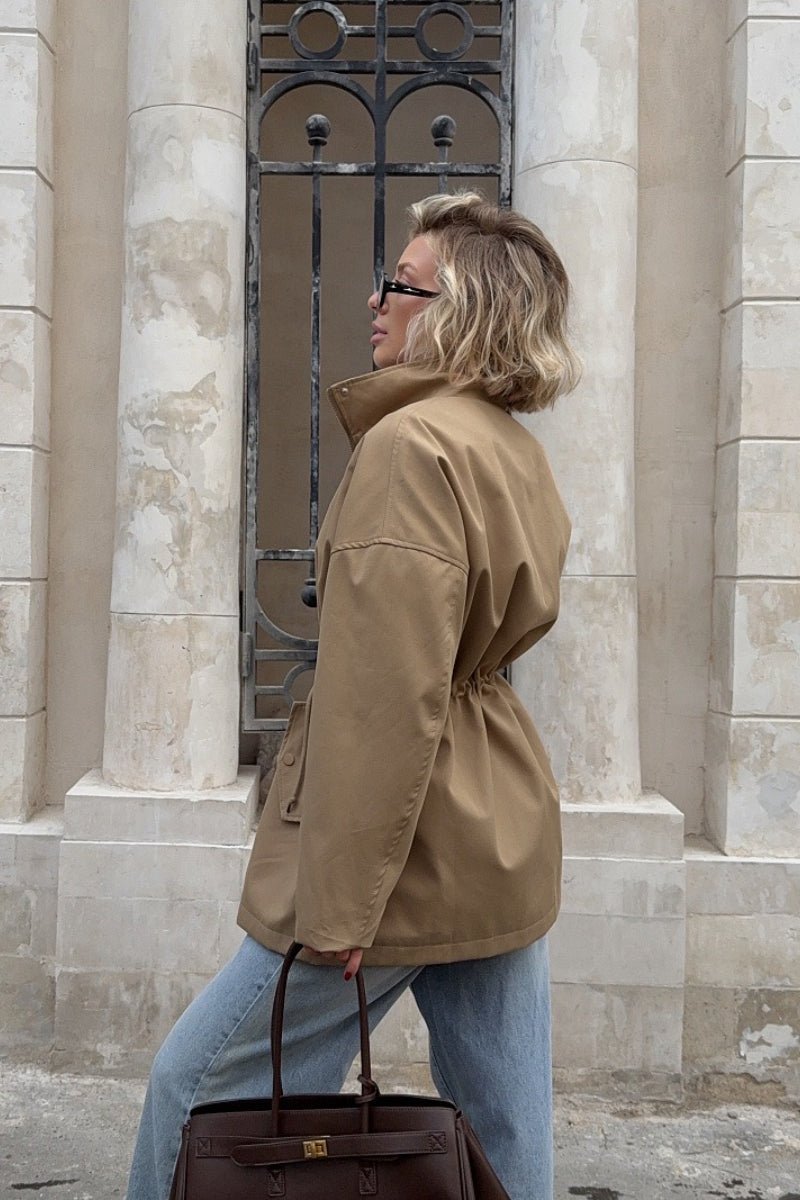 Trench-coat à cordon de serrage Eva