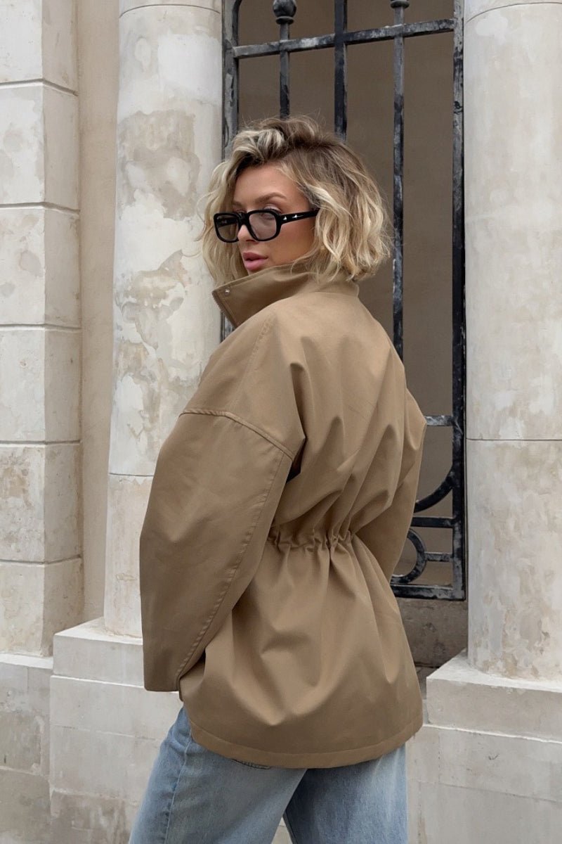 Trench-coat à cordon de serrage Eva