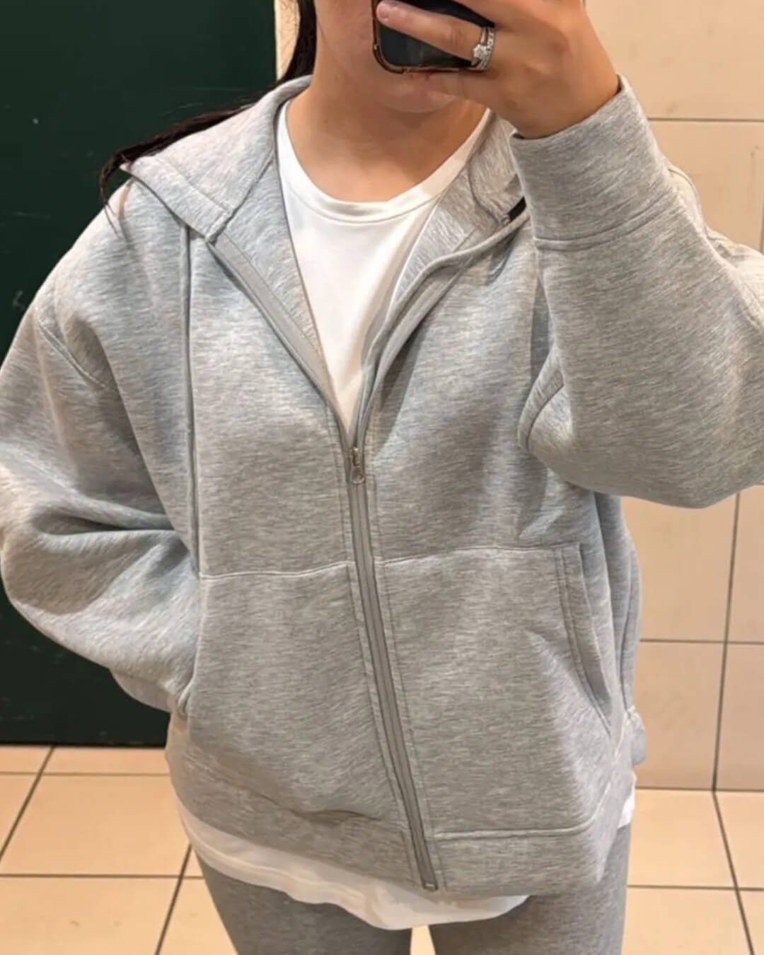 Sweat à capuche zippé Eveline