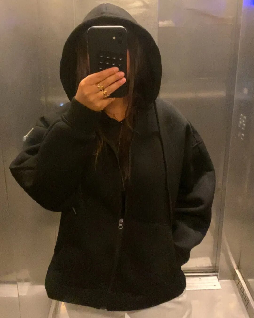 Sweat à capuche zippé Eveline