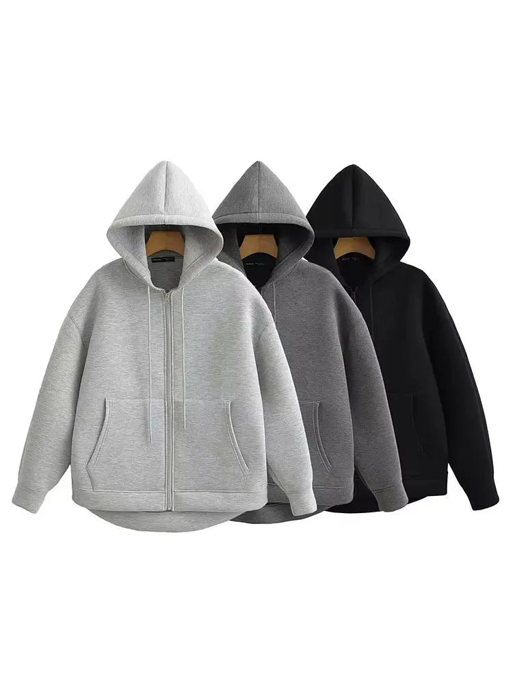 Sweat à capuche zippé Eveline