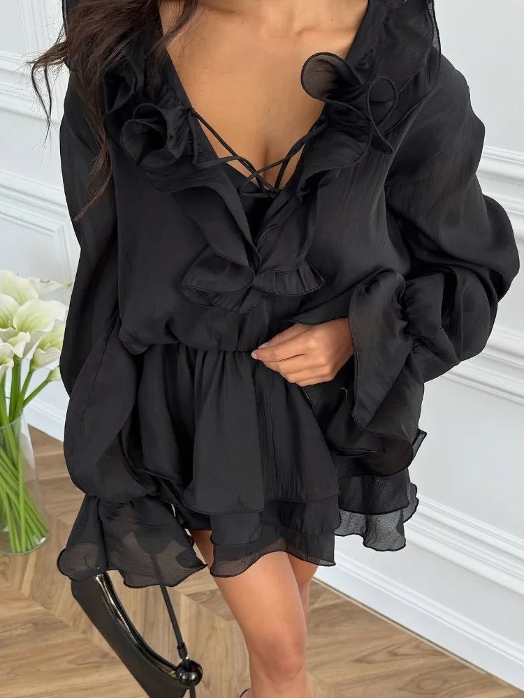 Robe mini Fallon à volants