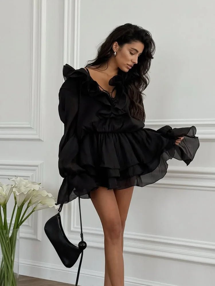 Robe mini Fallon à volants