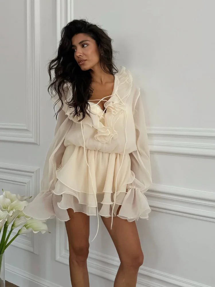 Robe mini Fallon à volants