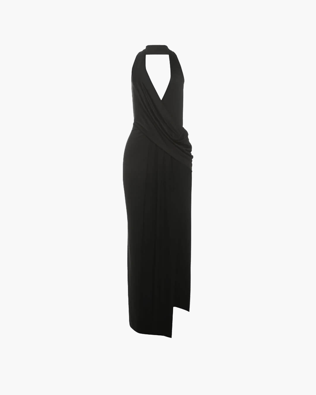 Robe longue Felicity à décolleté plongeant