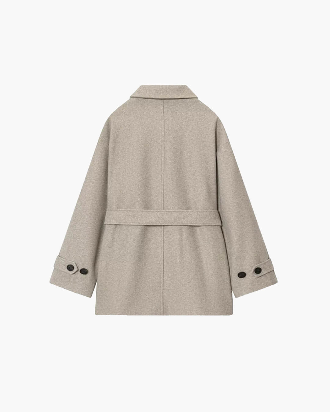 Manteau Felly en fausse laine avec ceinture