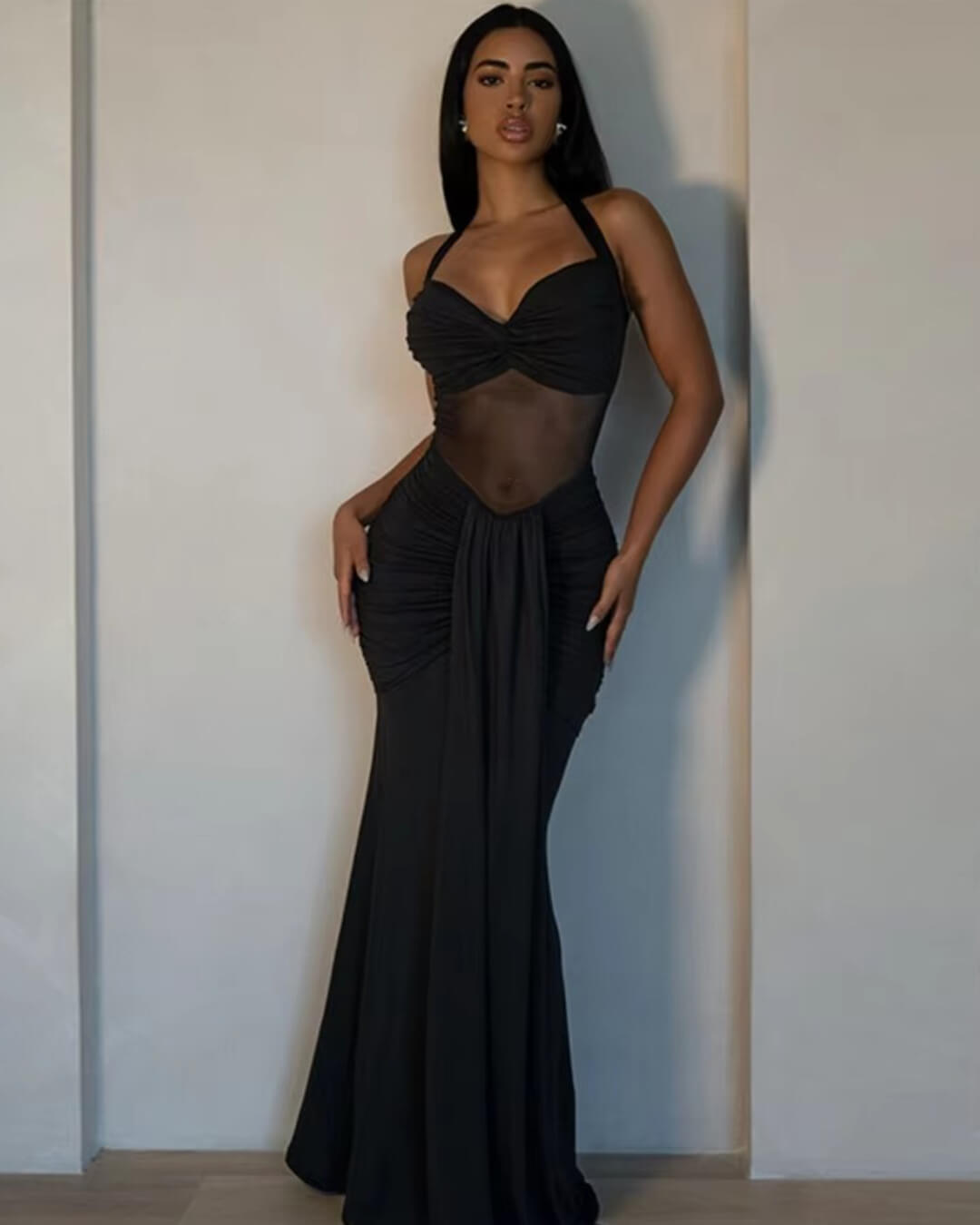 Robe maxi dos nu Fenella