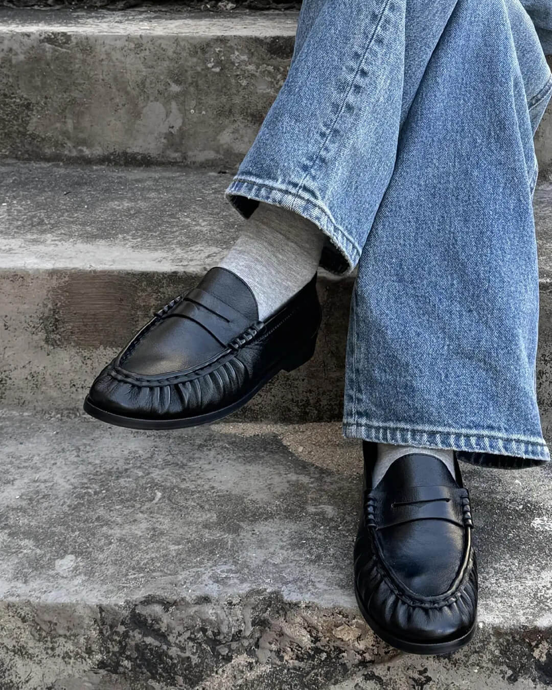 Mocassins à enfiler Fiona en similicuir