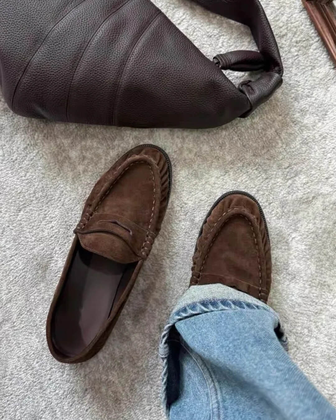 Mocassins à enfiler Fiona en similicuir
