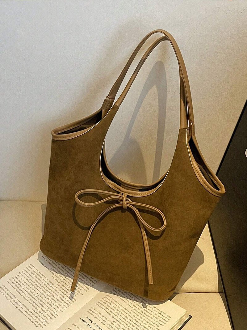 Sac à nœud en daim Florence