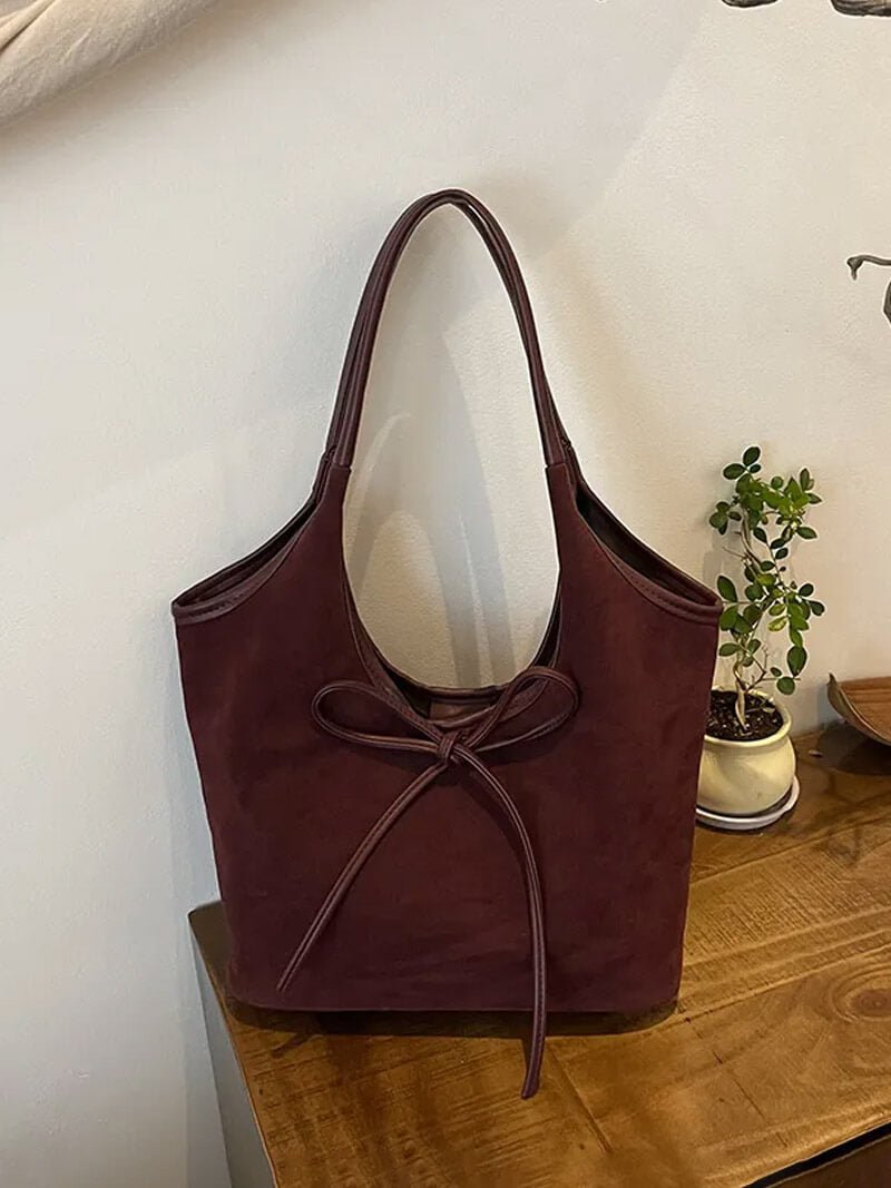 Sac à nœud en daim Florence