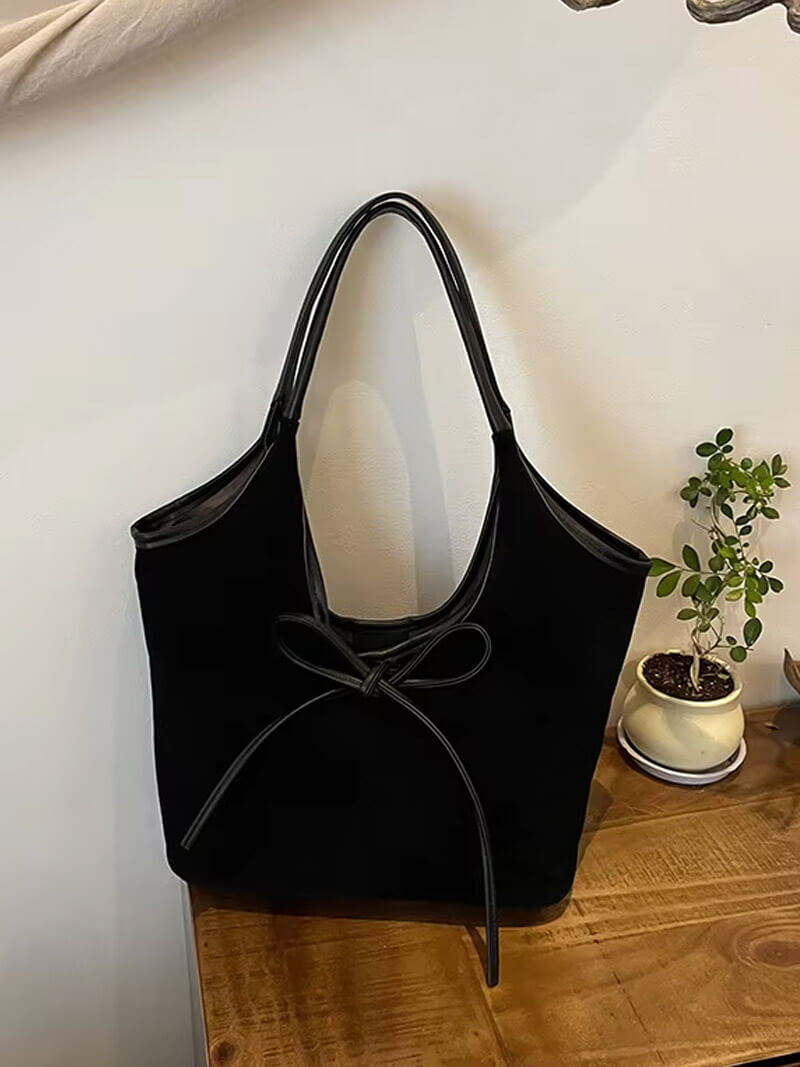 Sac à nœud en daim Florence