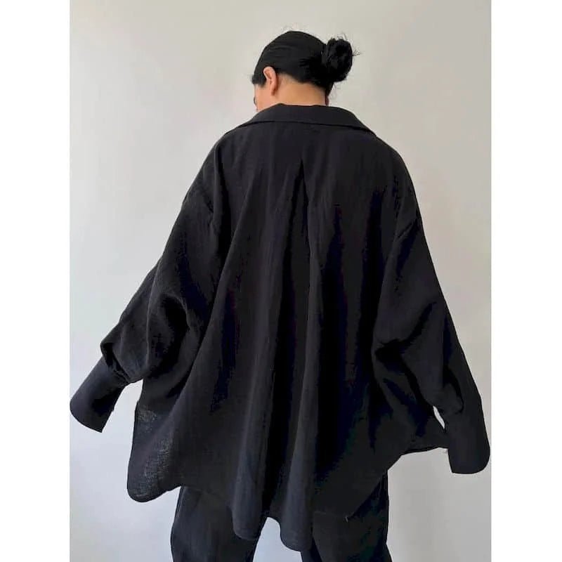 Ensemble Frances avec haut à manches longues à revers et pantalon