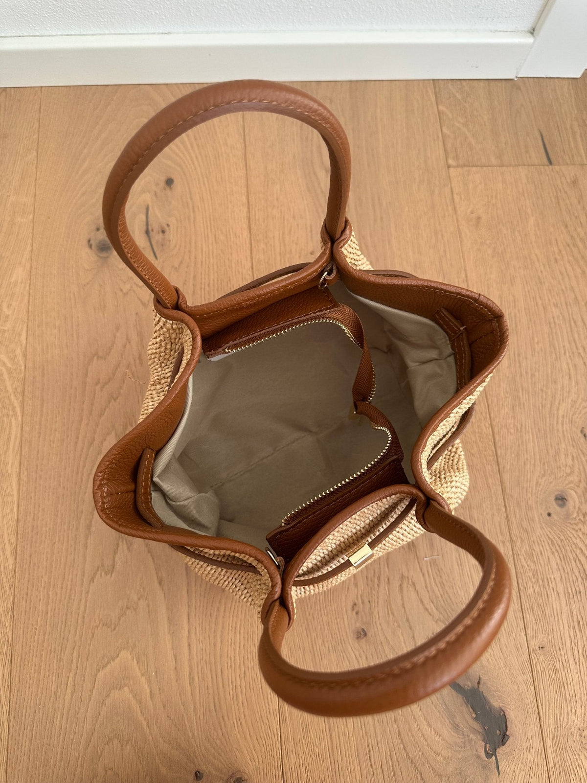 Petit sac cabas tressé Francia