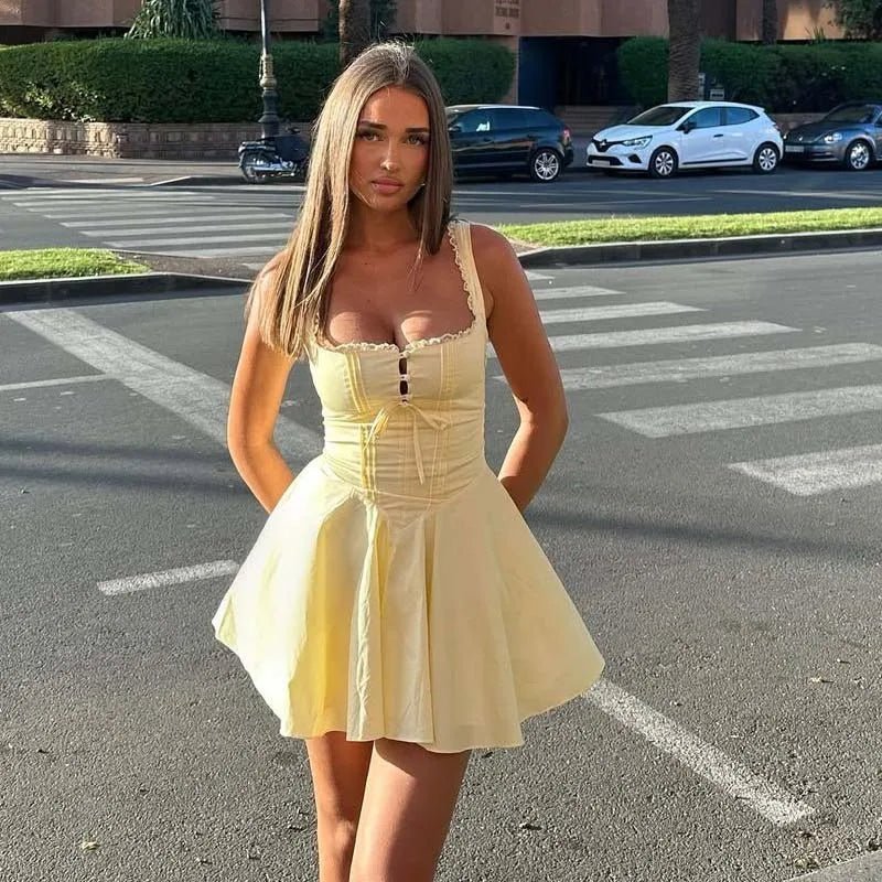 Robe courte sans manches Francine