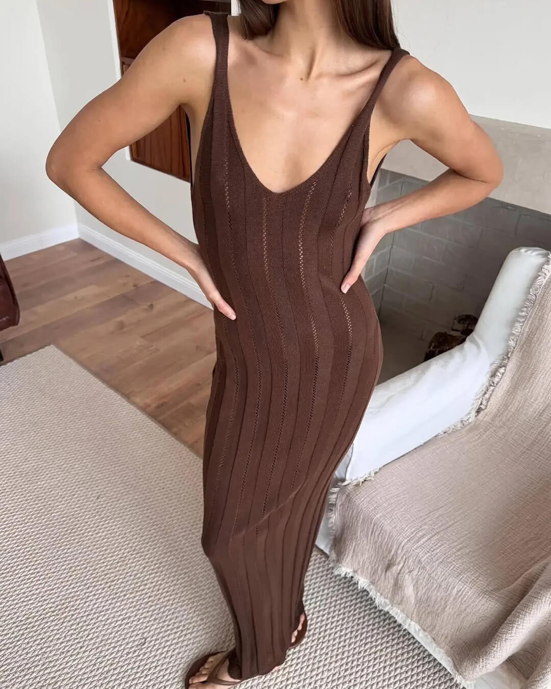 Robe longue dos nu Frida