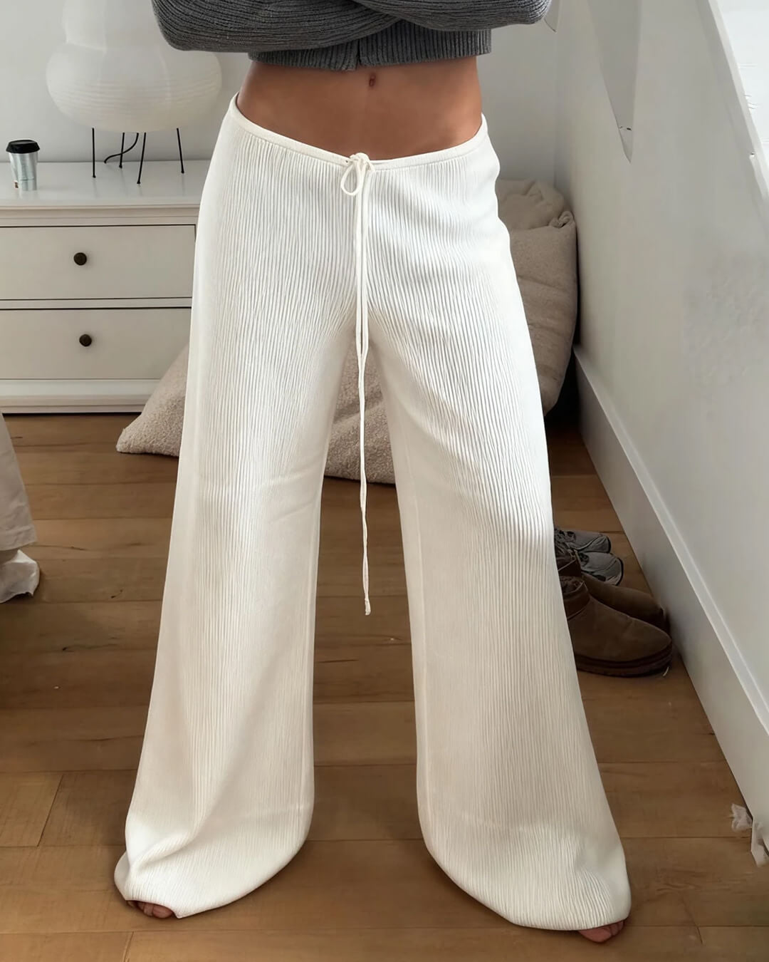 Pantalon d'intérieur Gabriela en maille côtelée
