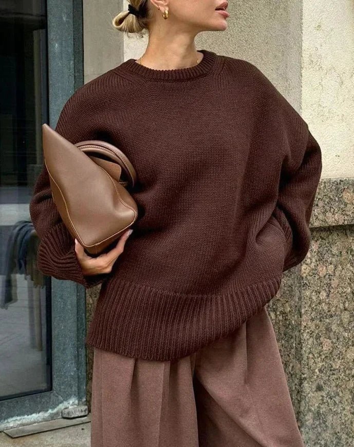 Pull en maille côtelée Georgette