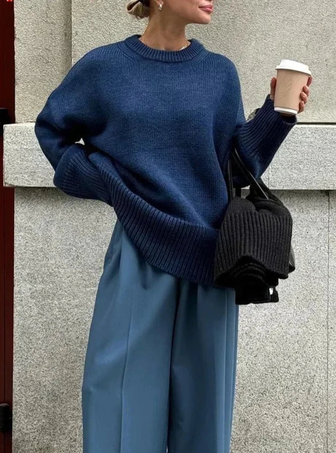 Pull en maille côtelée Georgette