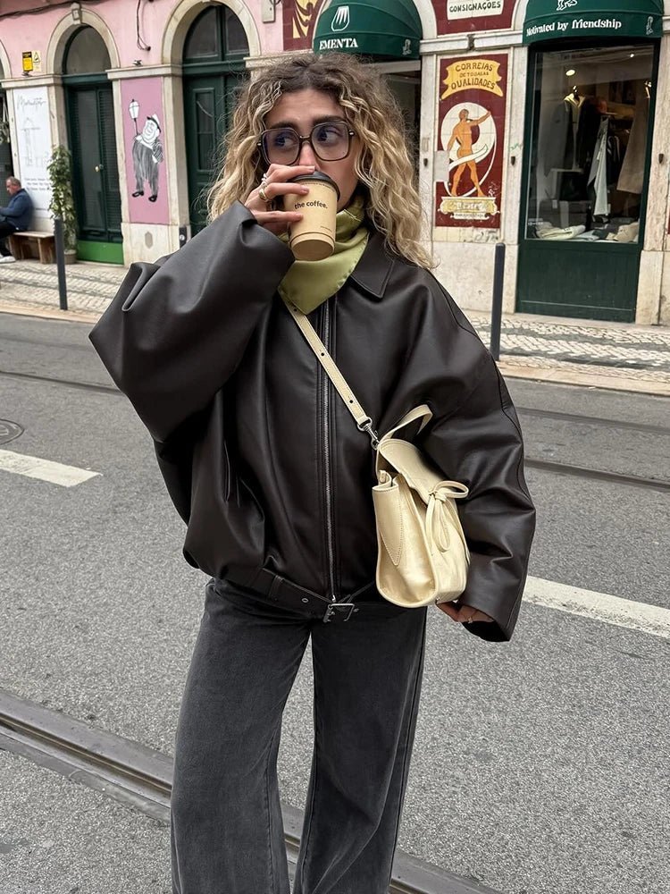 Veste en similicuir Georgia