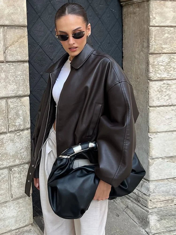 Veste en similicuir Georgia