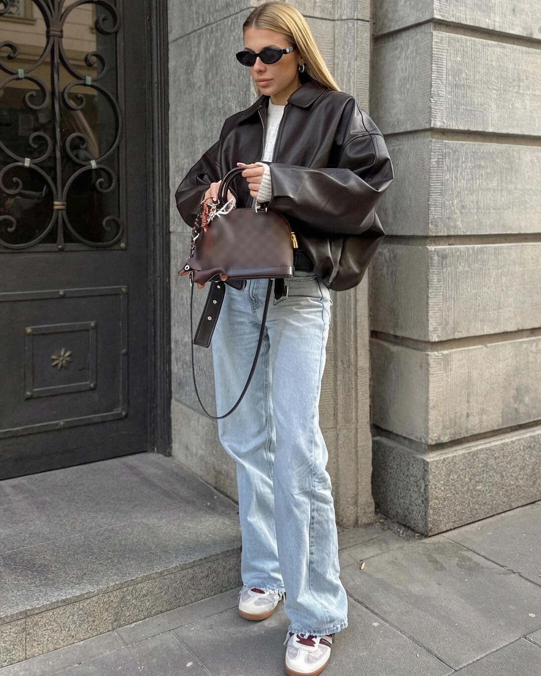 Veste en similicuir Georgia