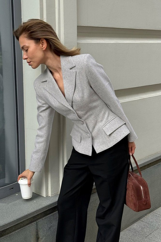 Blazer ajusté vintage Geraldine