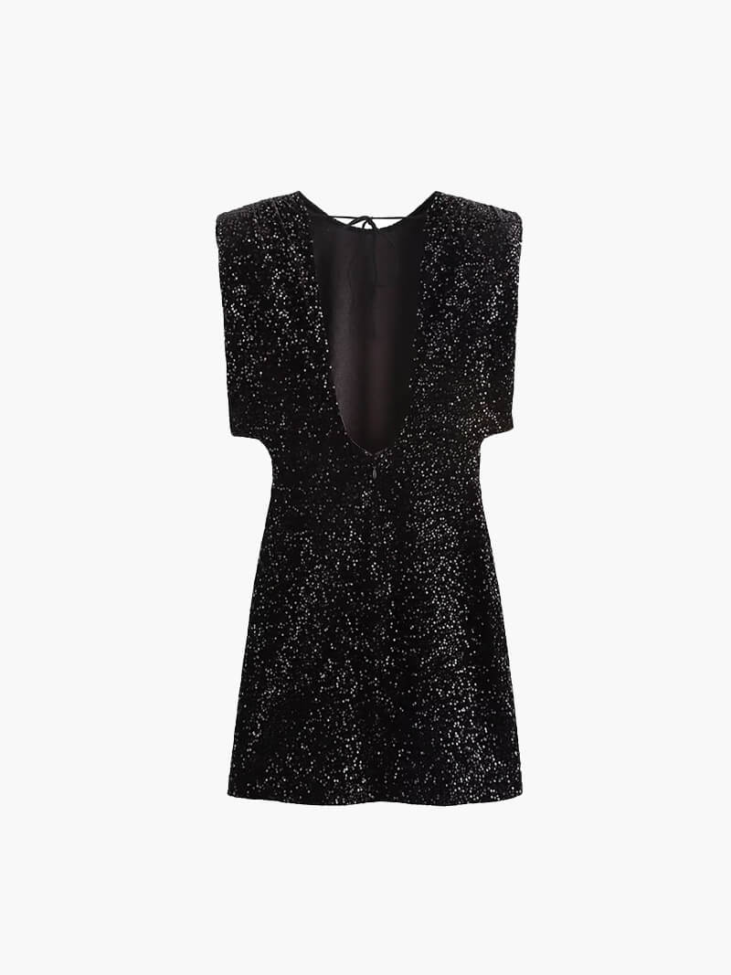 Robe courte scintillante Gillian
