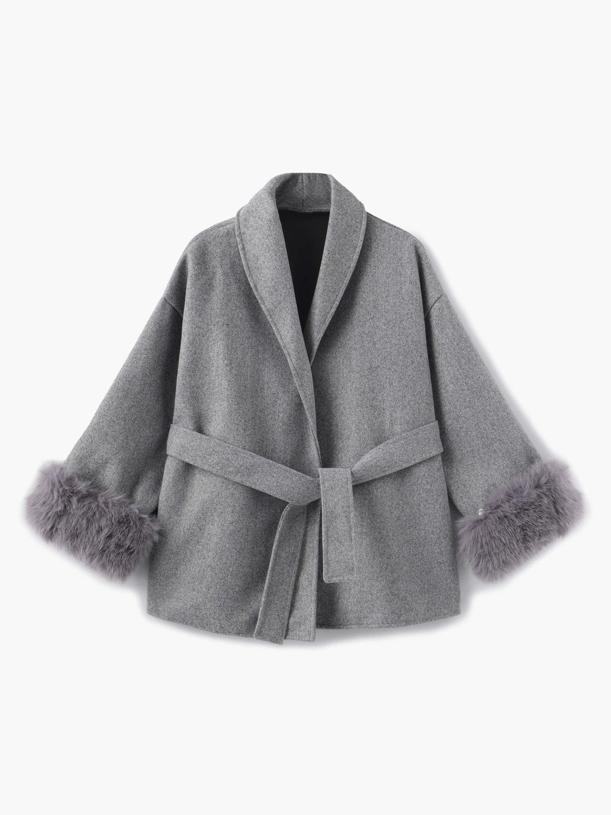 Manteau Grace en fausse fourrure