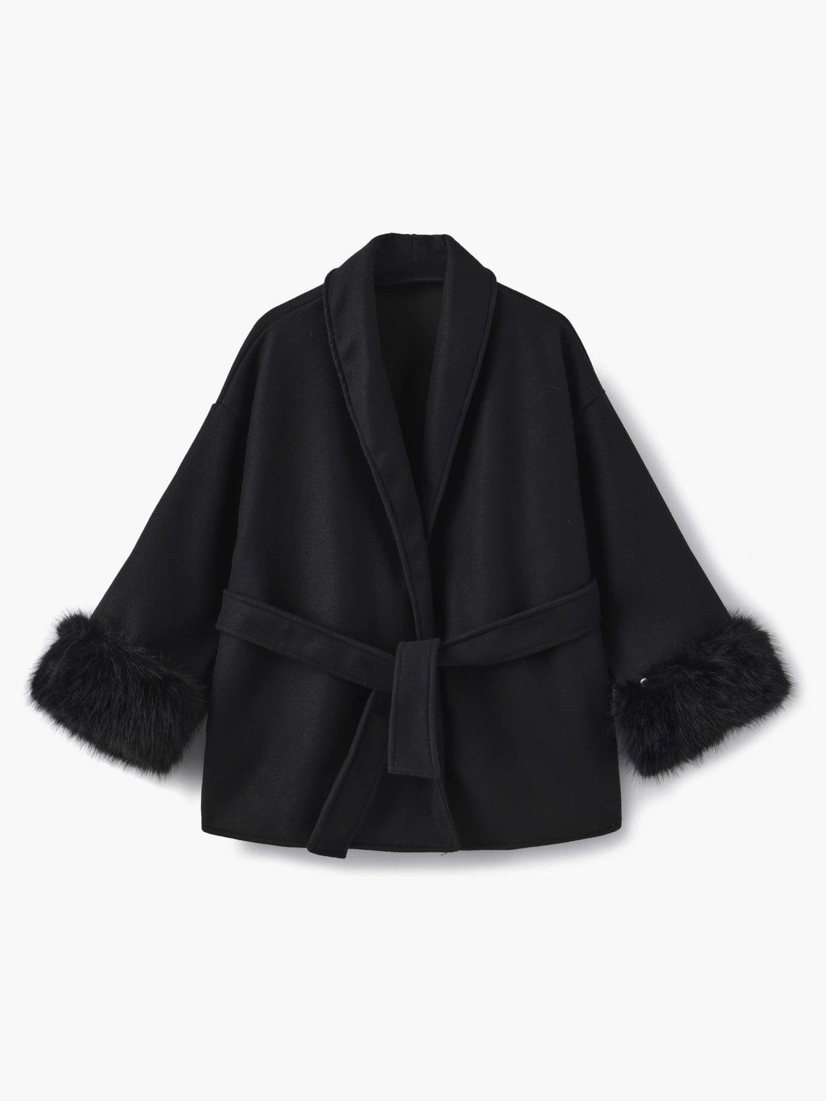 Manteau Grace en fausse fourrure