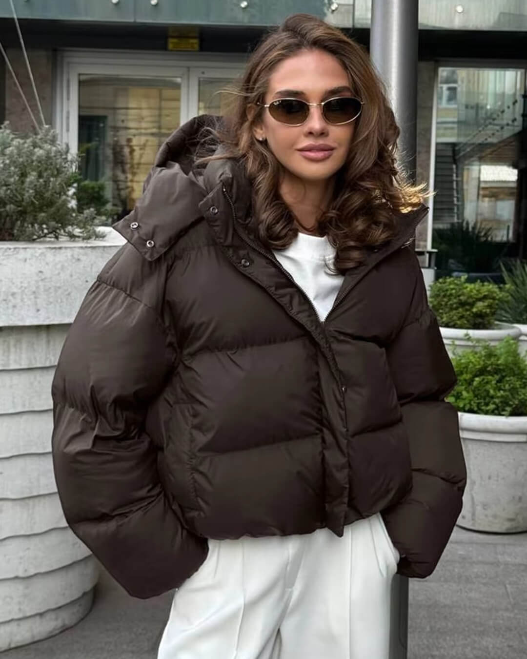 Veste matelassée à capuche Hannah
