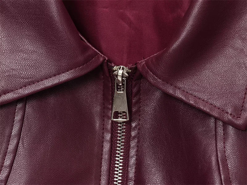 Blouson aviateur Harper en similicuir