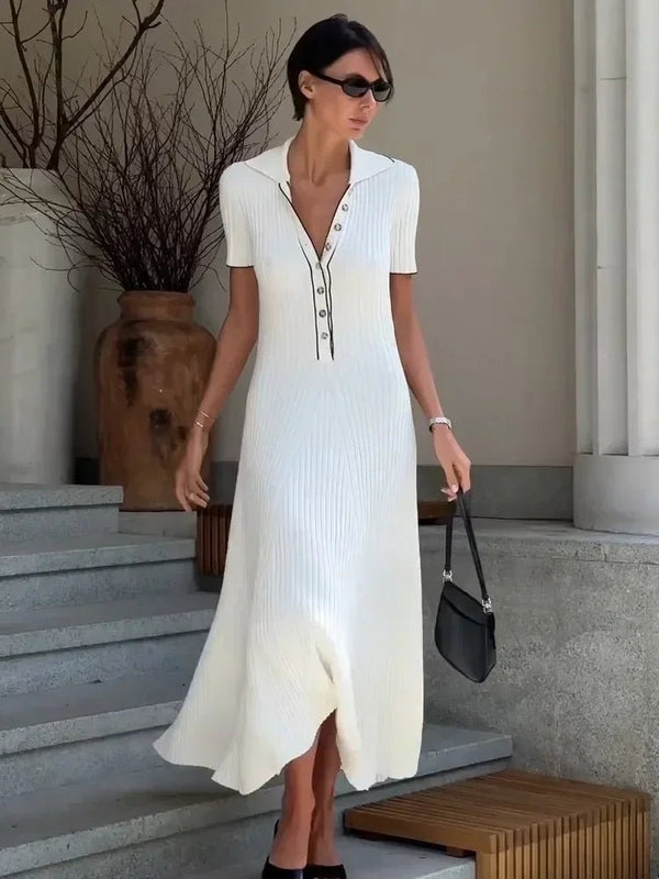 Robe midi Harriet en maille